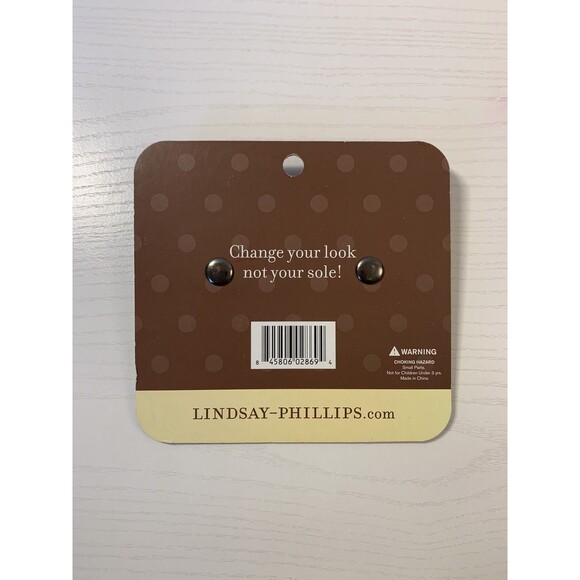 NEW Lindsay Phillips Crocs Interchangeable Shoe Snaps Charms Gem Shanelle New - Picture 4 of 4